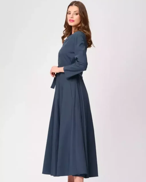 Granatowa maxi sukienka Diana