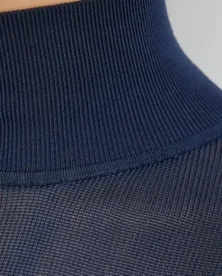Granatowa sukienka maxi