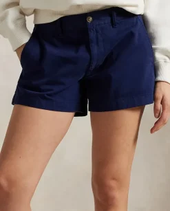 Granatowe bawełniane shorty
