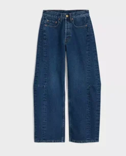 Granatowe jeansy Slim Lasso