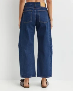 Granatowe jeansy Slim Lasso