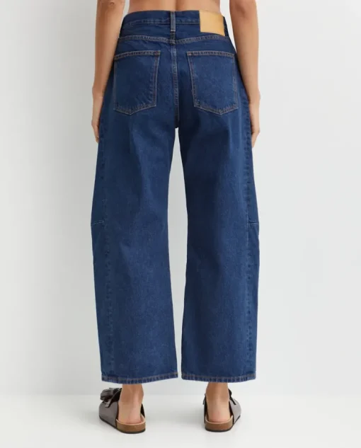 Granatowe jeansy Slim Lasso