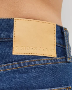 Granatowe jeansy Slim Lasso