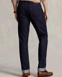 Granatowe jeansy Sullivan Slim Stretch Selvedge
