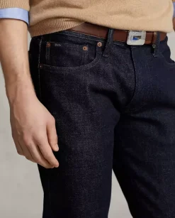 Granatowe jeansy Sullivan Slim Stretch Selvedge
