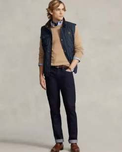 Granatowe jeansy Sullivan Slim Stretch Selvedge