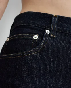Granatowe jeansy Wular