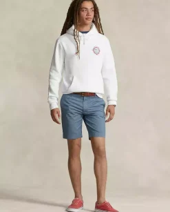 Granatowe spodenki Chino Slim Fit