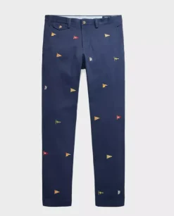 Granatowe spodnie Chino