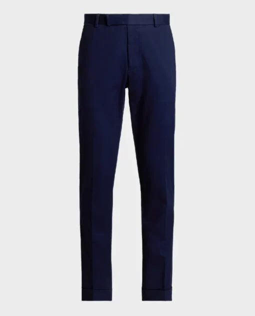 Granatowe spodnie chino