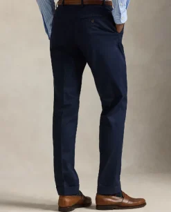 Granatowe spodnie chino