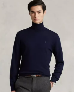 Granatowy golf Regular Fit