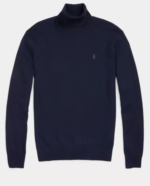 Granatowy golf Regular Fit