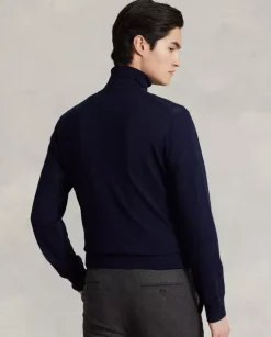 Granatowy golf Regular Fit