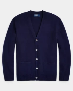 Granatowy kardigan Regular Fit
