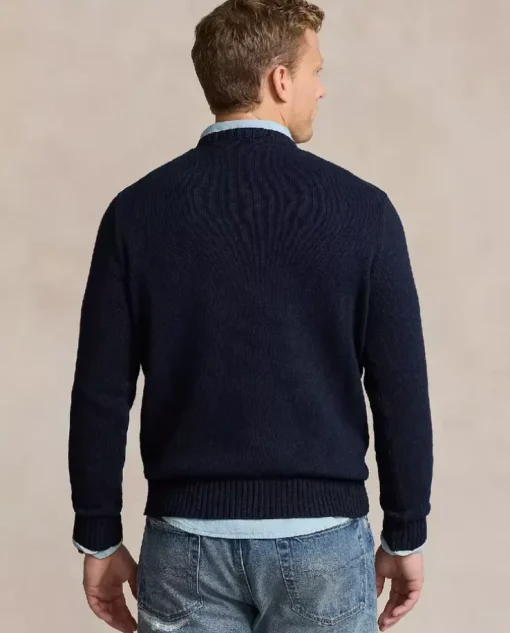 Granatowy sweter Polo Bear