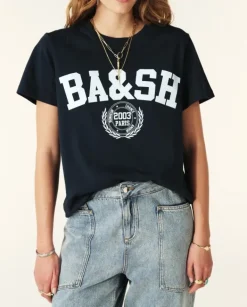 Granatowy t-shirt Ioni