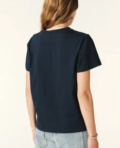 Granatowy t-shirt Ioni