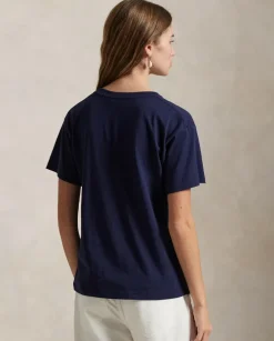 Granatowy t-shirt z Misiem