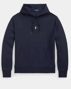Grantowa bluza z kapturem i logo