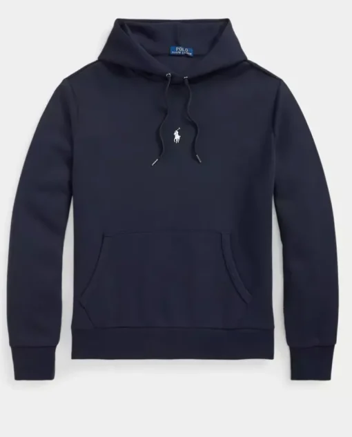 Grantowa bluza z kapturem i logo