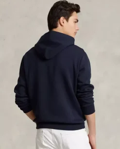 Grantowa bluza z kapturem i logo