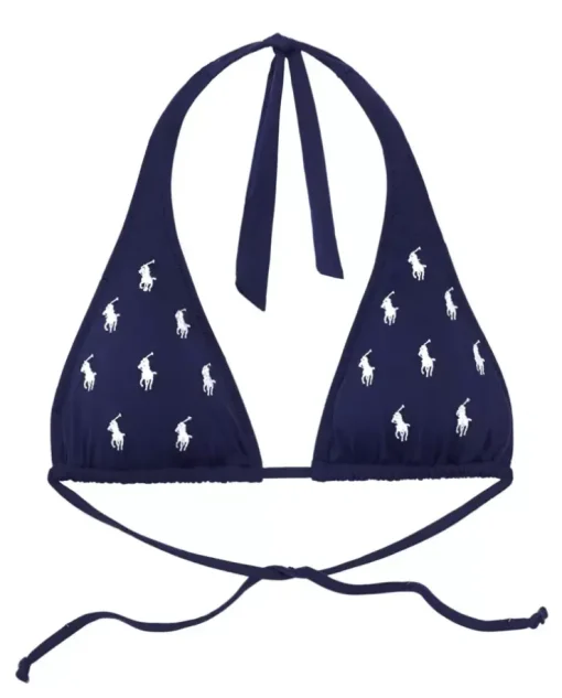 Grantowy top od bikini z logo
