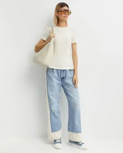 Jasne jeansy Reworked Slouch Vintage