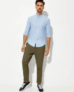 Jasnoniebieska koszula Oxford Slim Fit