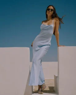 Jasnoniebieska sukienka Abigail