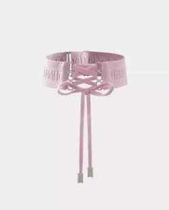 Jasnoróżowy choker Aya