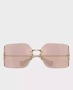 Jasnoszare okulary przeciwsłoneczne w stylu Retro