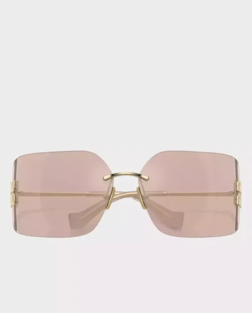 Jasnoszare okulary przeciwsłoneczne w stylu Retro