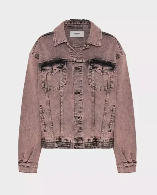 Jeansowa kurtka oversize