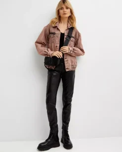 Jeansowa kurtka oversize