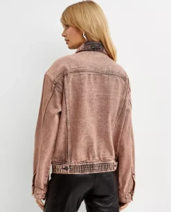 Jeansowa kurtka oversize