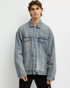Jeansowa kurtka oversize