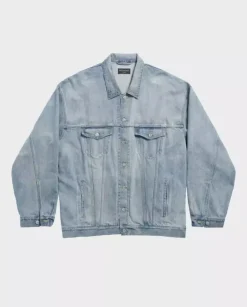 Jeansowa kurtka oversize