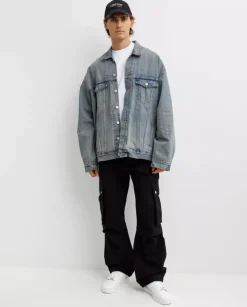 Jeansowa kurtka oversize