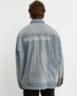 Jeansowa kurtka oversize