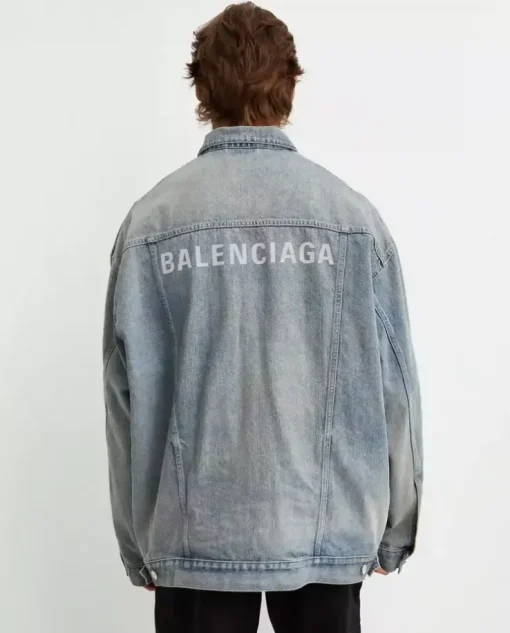 Jeansowa kurtka oversize