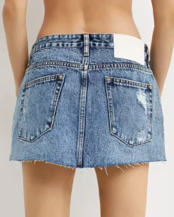 Jeansowa spódnica mini