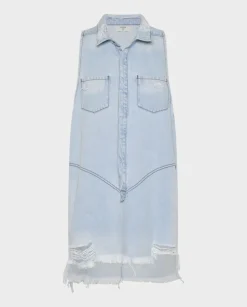 Jeansowa sukienka mini