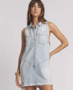 Jeansowa sukienka mini