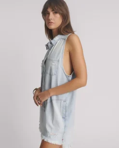Jeansowa sukienka mini