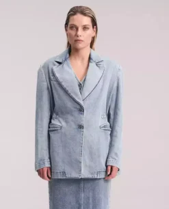 Jeansowy blazer Dina