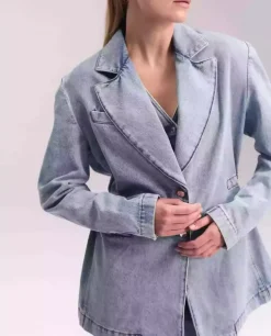 Jeansowy blazer Dina