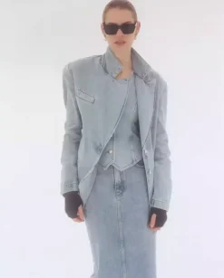 Jeansowy blazer Dina