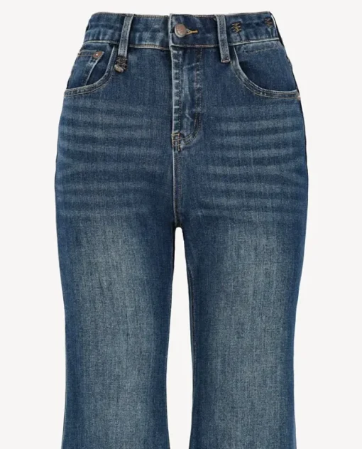 Jeansy z wysokim stanem Flares