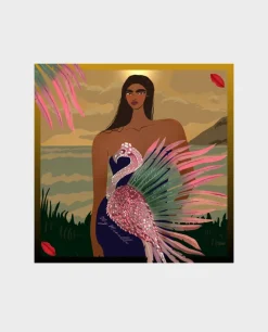Jedwabna chusta Angel of Sunset S